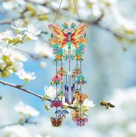 Diamond Painting Windspiel, Bienen-58-Aufh-326