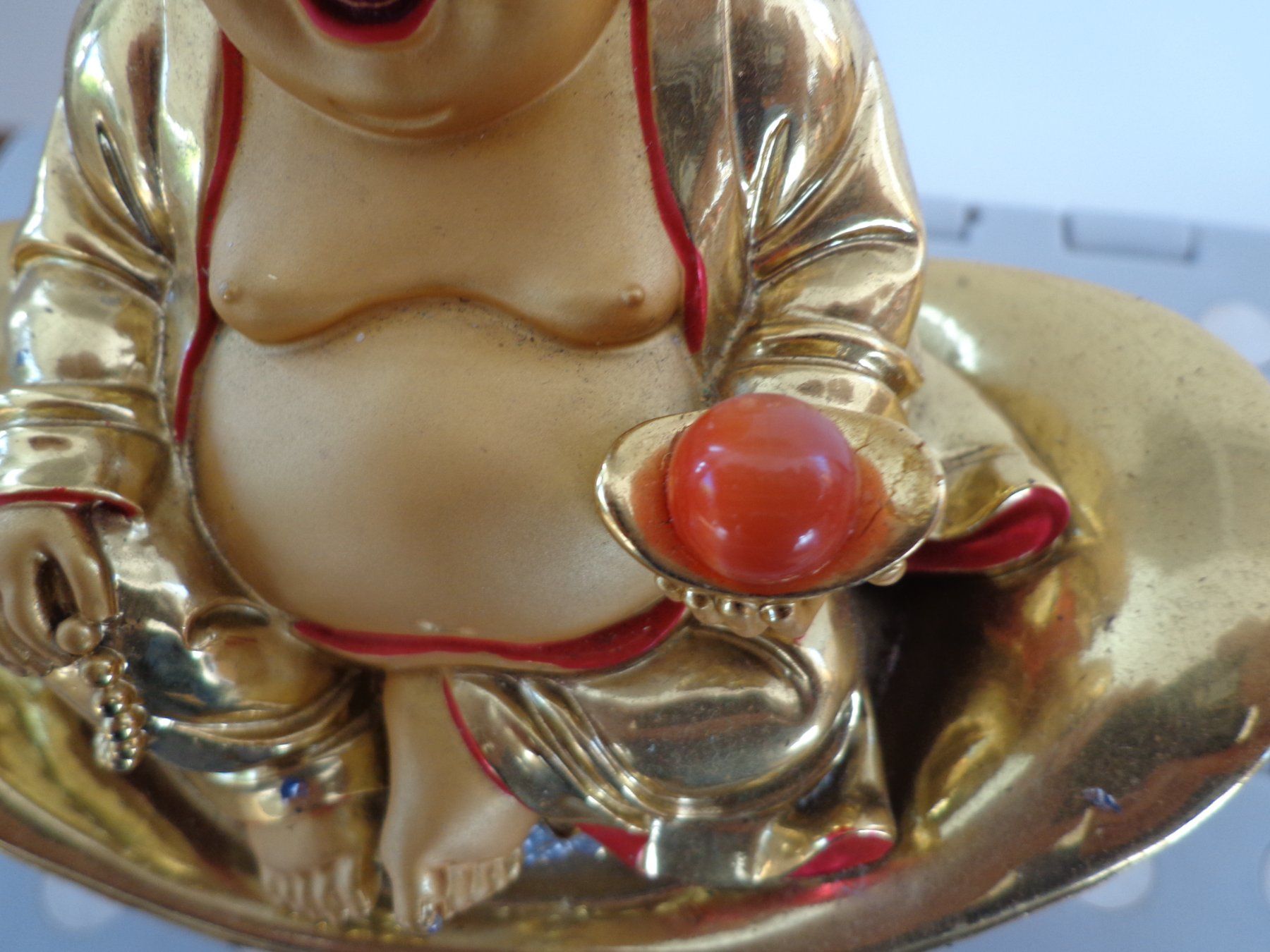 Statuette: Lachenden Goldiger Budhaa – Nuovo (secondo la descrizione) da Schönenwerd venduto da beibei01 5