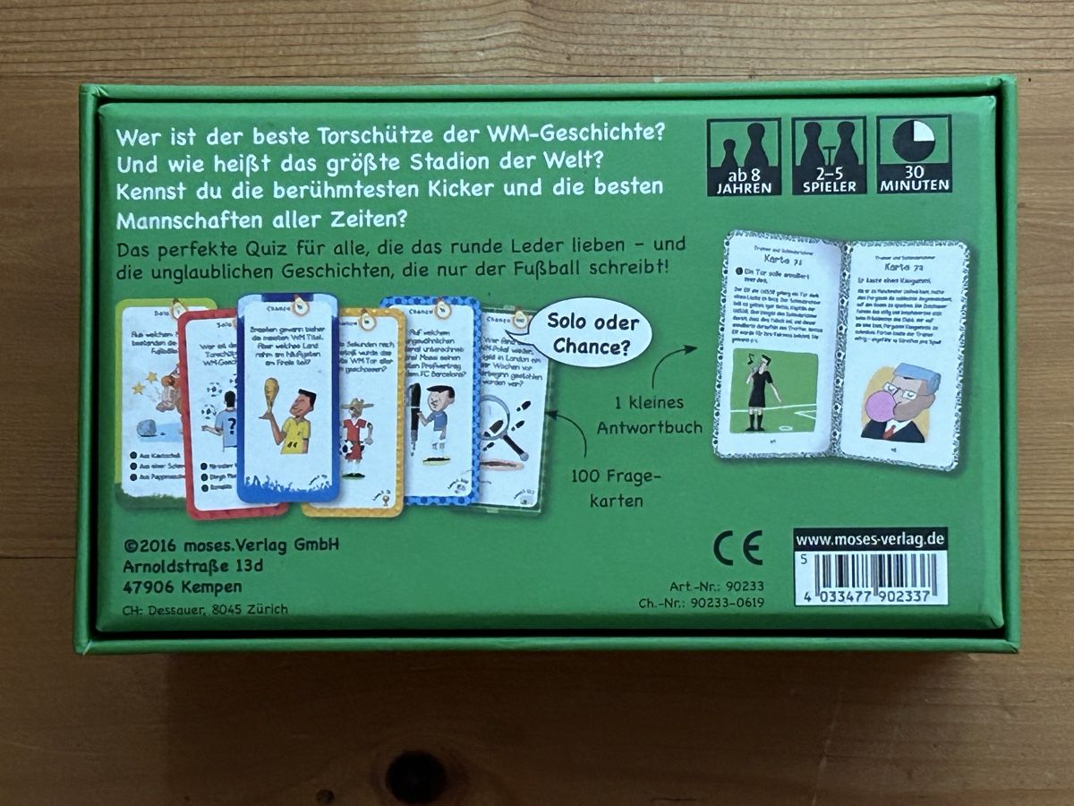 Giochi: Das Junior Fussball-Quiz – Nuovo (secondo la descrizione) da Himmelried venduto da rasmus67 1