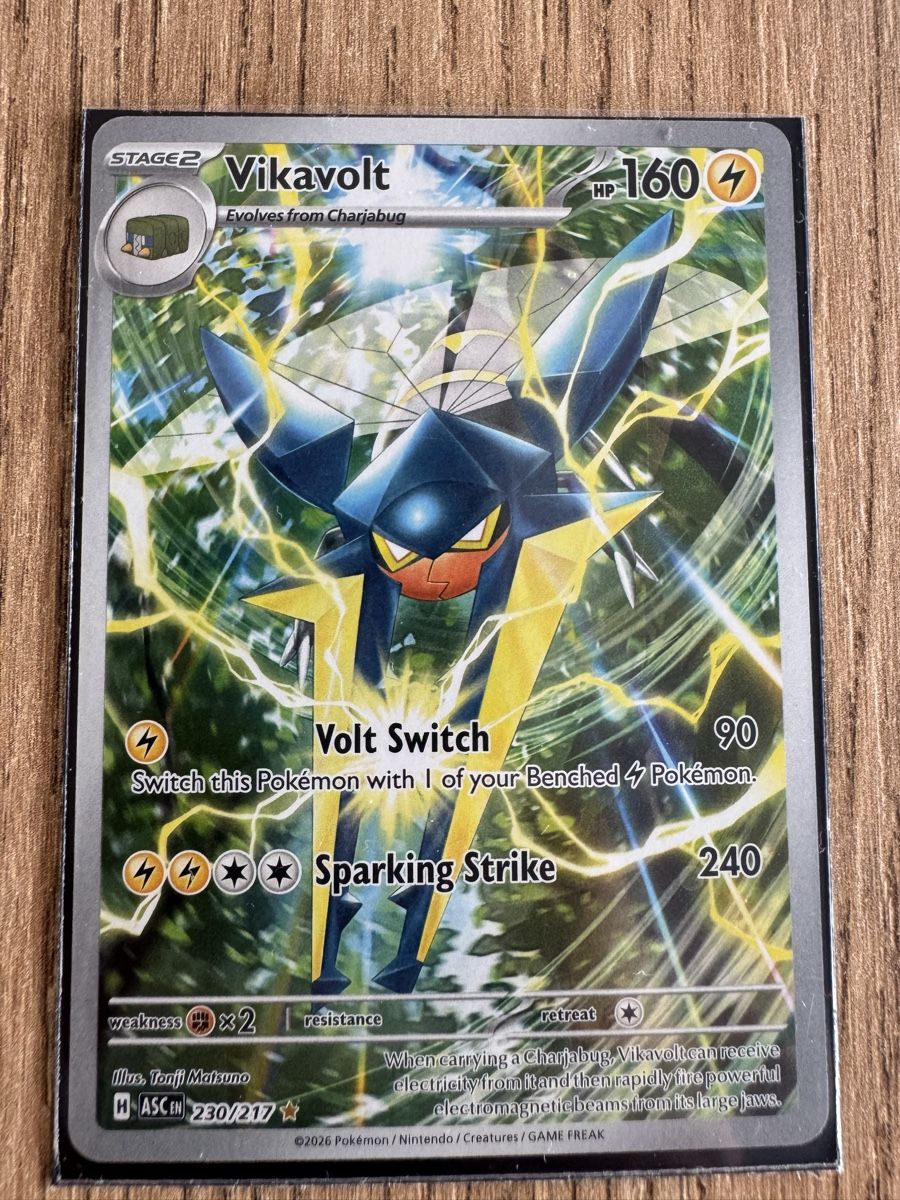 Pokémon Carte collezionabili: Vikavolt 230/217 – Usato da Bellinzona venduto da Yanpa