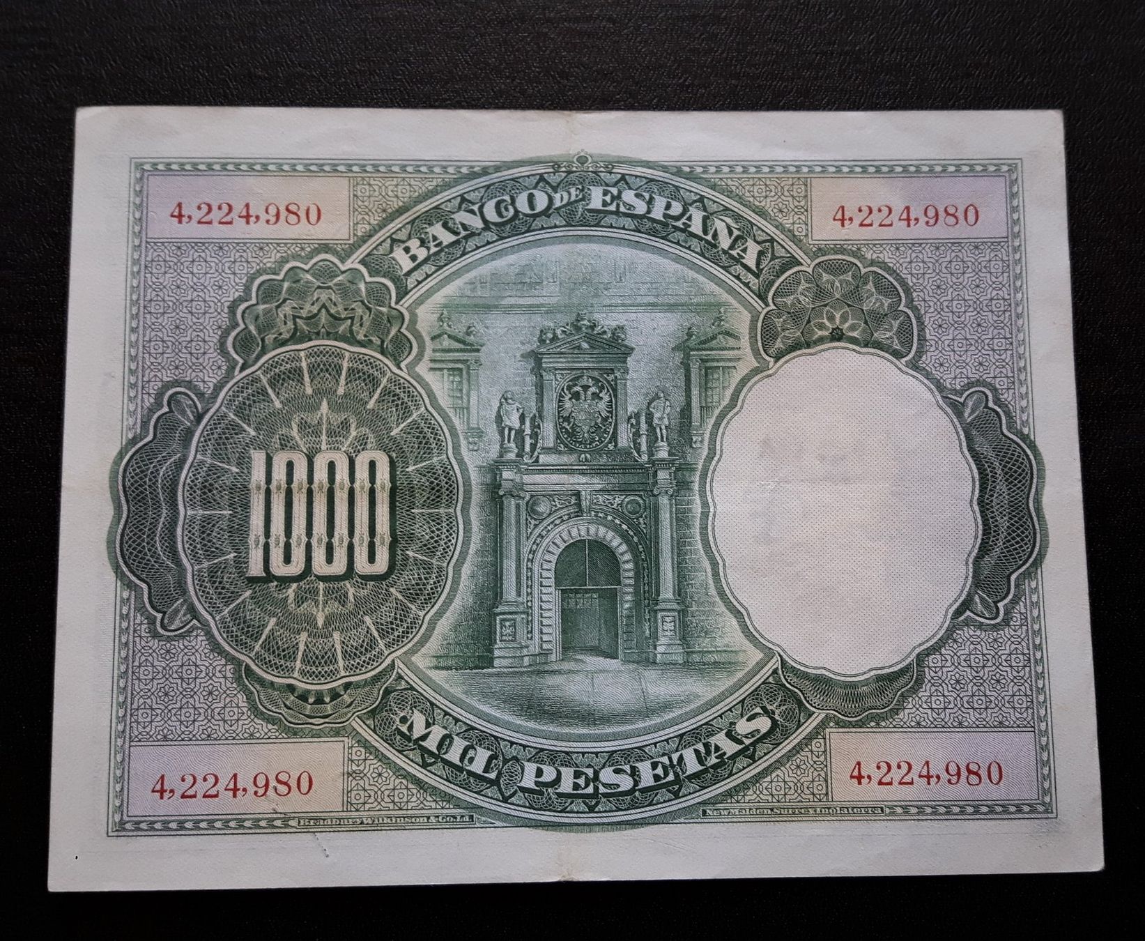 Banconote: 1000 Pesetas 1925 – Usato da Zürich venduto da brinkosos 1