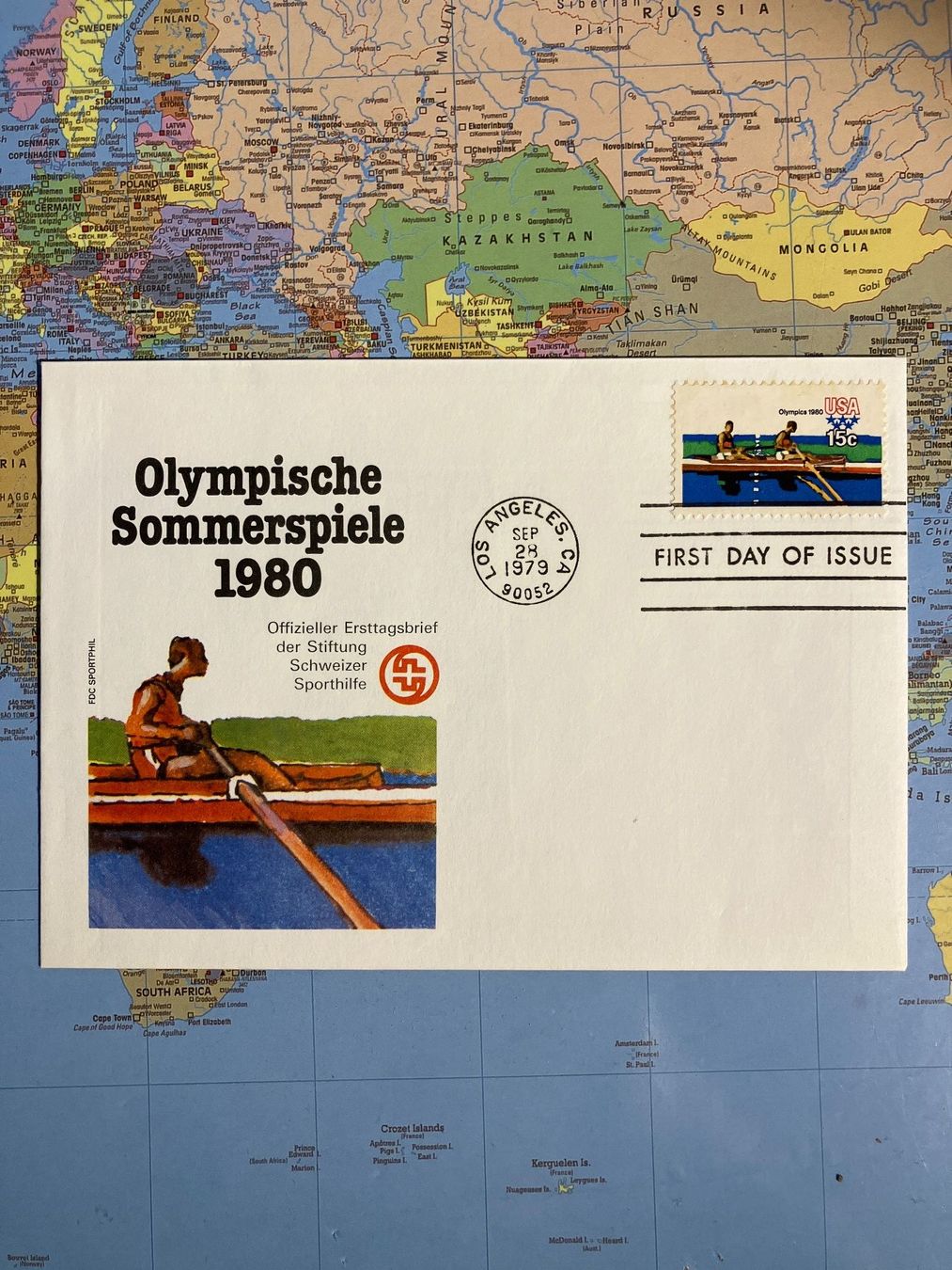 Tutti i francobolli: Olympische Sommerspiele  1980 – Nuovo (secondo la descrizione) da Cunter venduto da Bicasi58 3