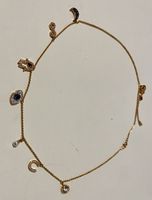 Swarovski Kette mit Anhängern Symbolen