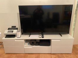 Fernsehmöbel weiss, 165 cm lang