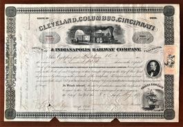CLEVELAND COLUMBUS CINCINNATI & INDIANAPOLIS RAILWAY 1871