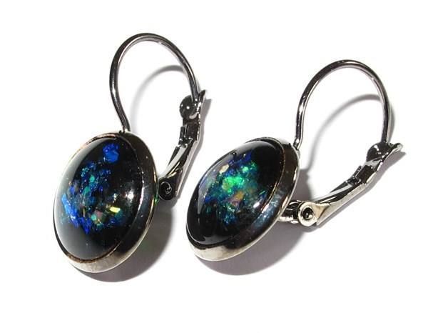 Orecchini pendenti & Orecchini a lobo: Uhrknall`s Dichroic Ohrringe handmade – Nuovo (secondo la descrizione) da Schwanden GL venduto da UHRKNALL 1
