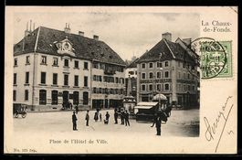 La Chaux-de-Fonds, Place de l'Hotel de V