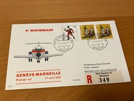 Swissair Einschreiben