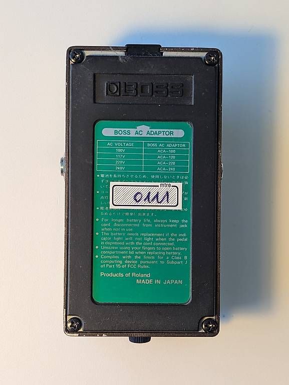 Boss Strumenti musicali: Boss CE-2B Bass Chorus – Usato da Windisch venduto da Kookmeyer1 3