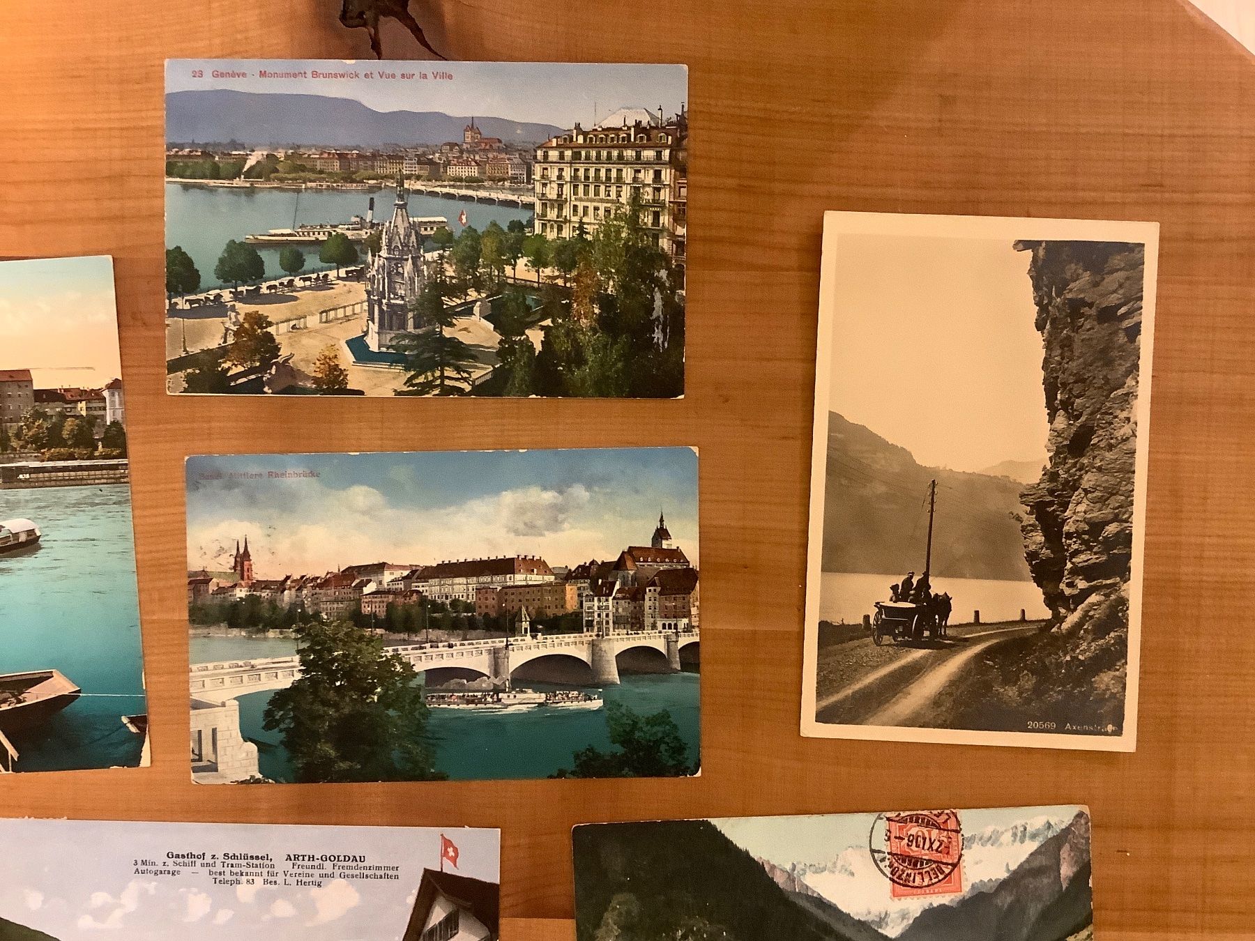 Cartoline postali: 11 gelaufene Ansichtskarten Schweiz 1906 - 1926 – Usato da St. Gallen venduto da herbrig2 1