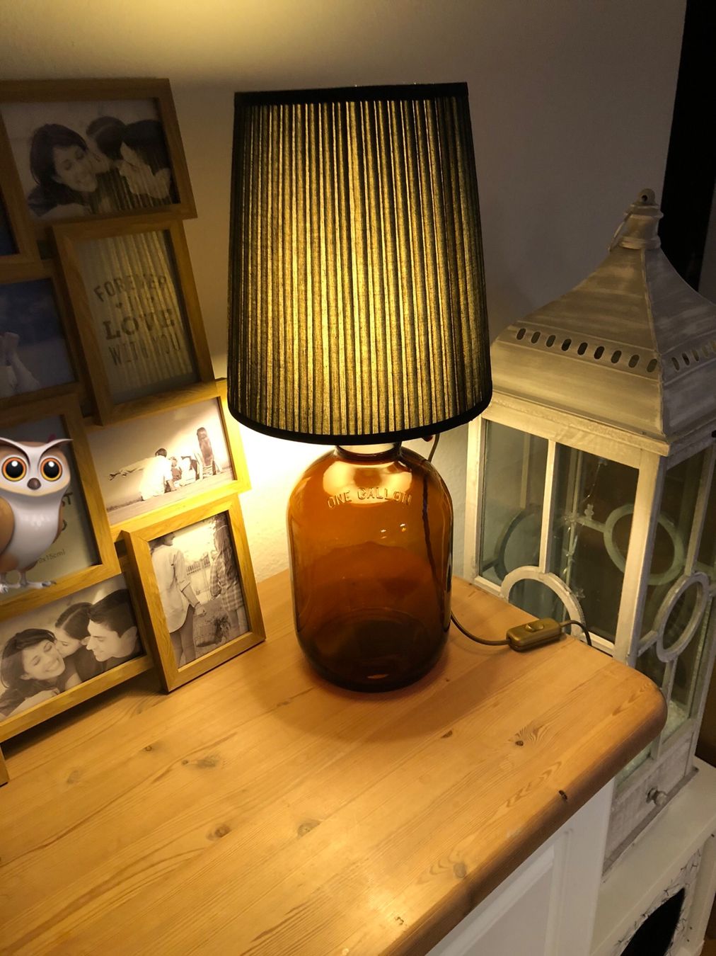 Manufactum Lampade: Glasflaschen Lampe Upcycling – Usato da Oberwil BL venduto da scorpio70 1