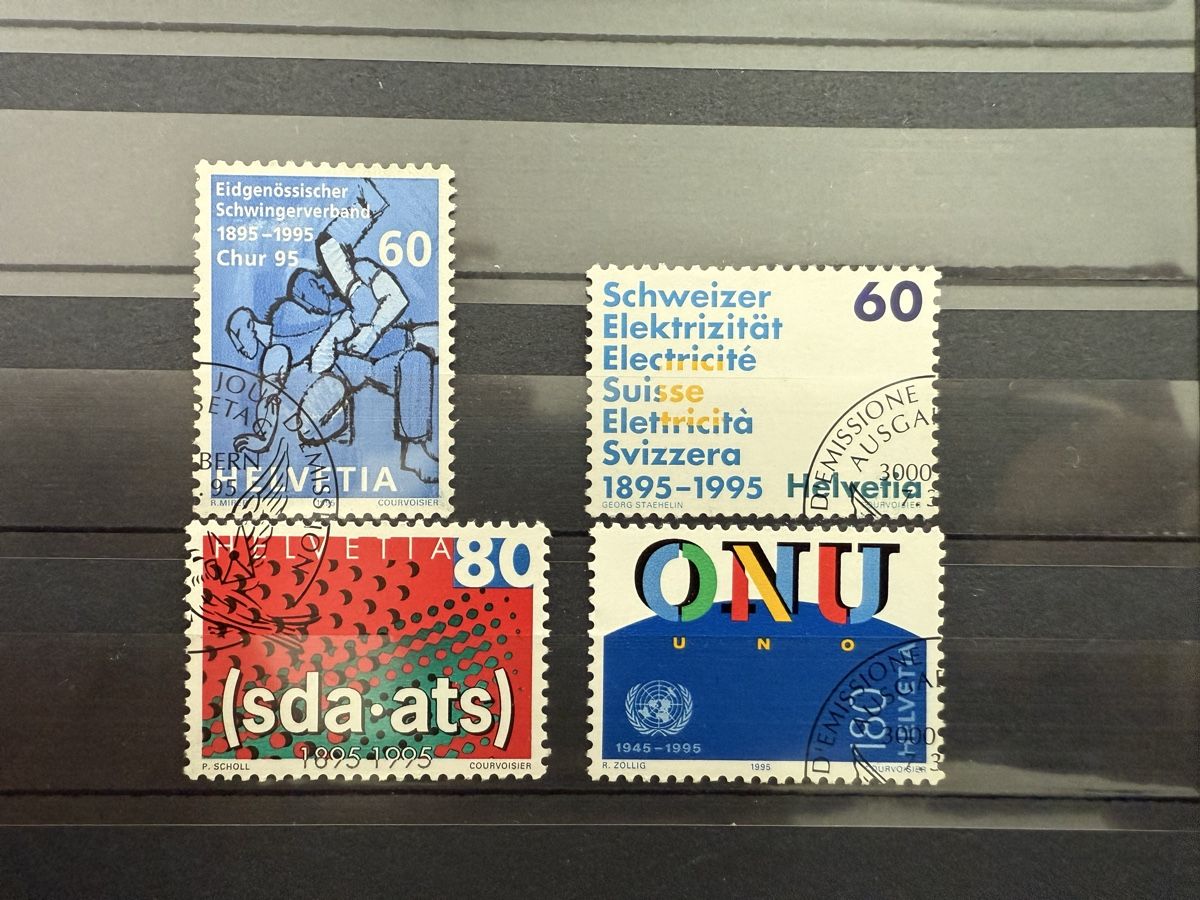 Alle Briefmarken: Briefmarken Schweiz 1995, gestempelt – Neu (gemäss Beschreibung) aus Steinhausen von Qualifly2022