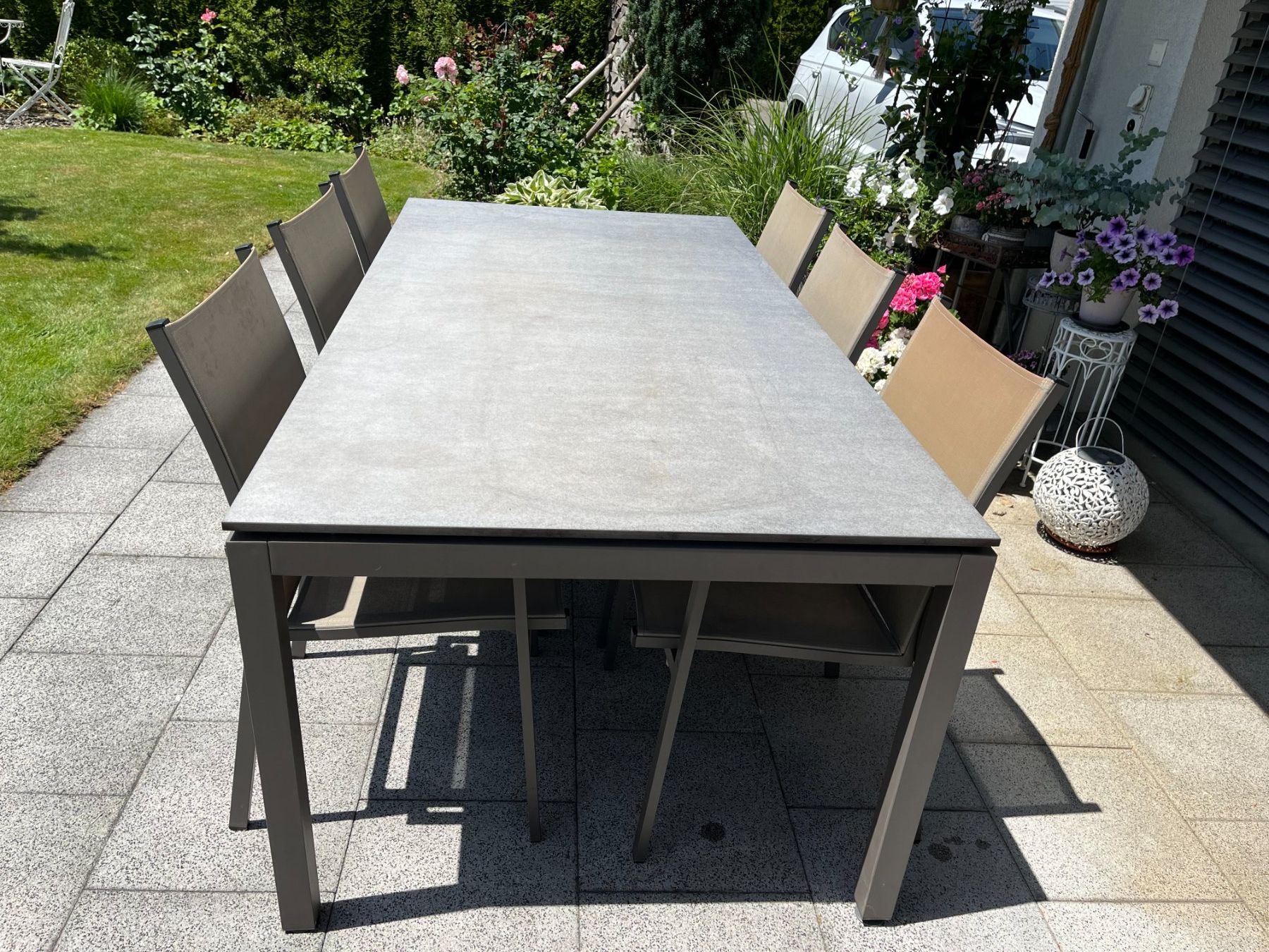 Set de table et chaises: Gartentisch mit Stühlen – D'occasion à Sempach par Upsilon 1