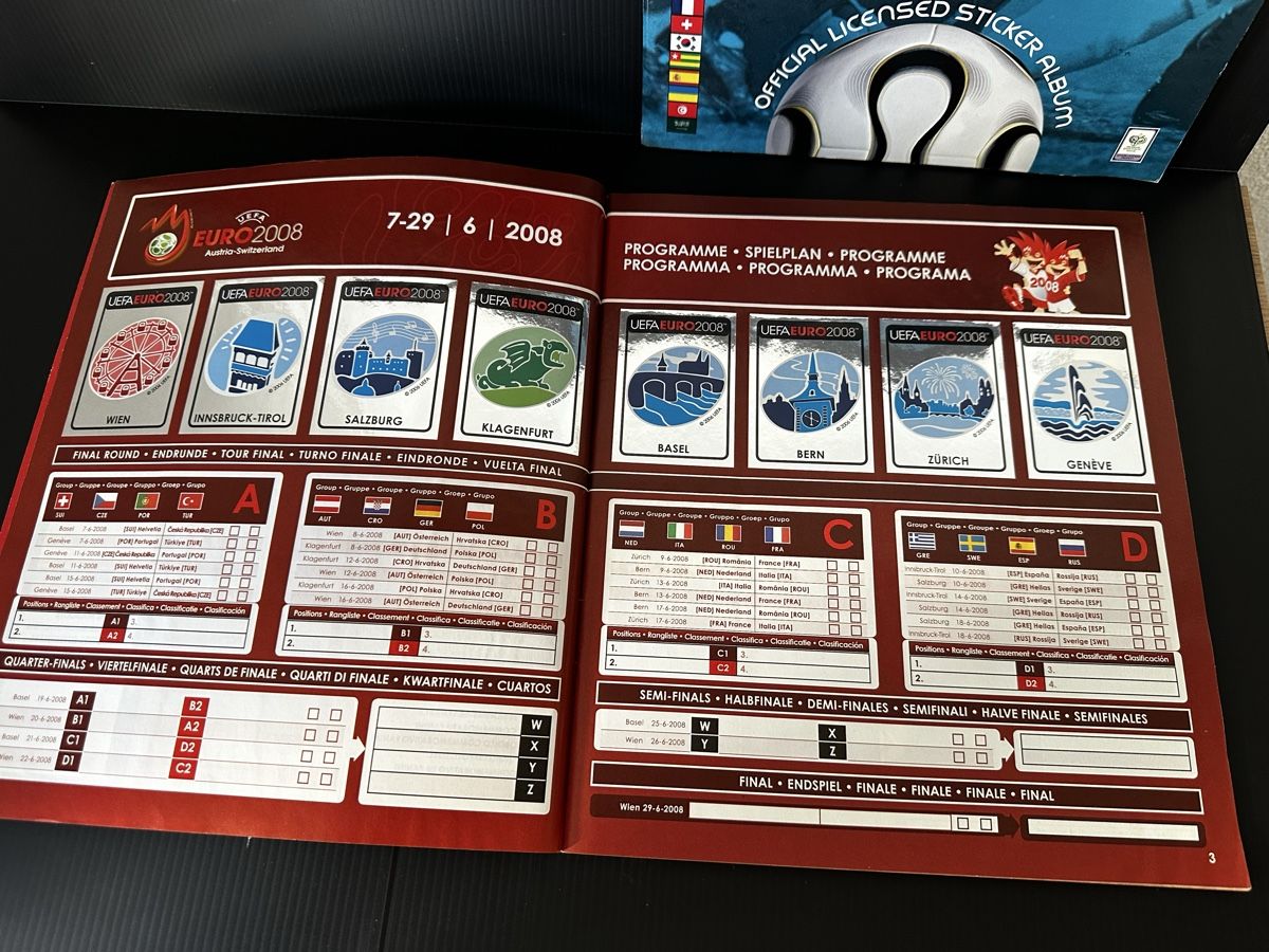 Panini Album: Panini EM Album 2006 & 2008 komplett – Usato da Niederbipp venduto da Roeschu77 4