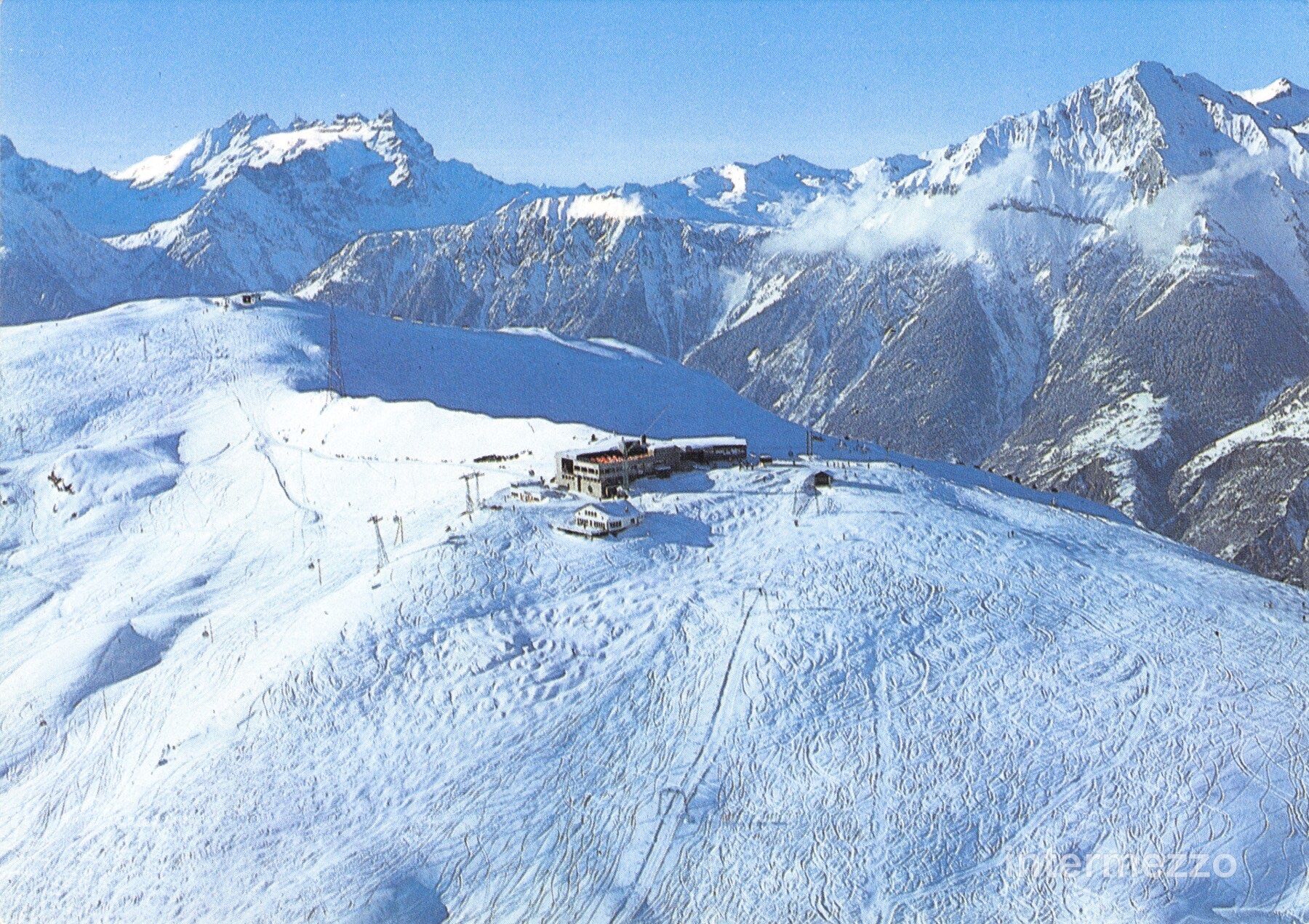 Cartoline postali: Verbier VS // Gondelbahn Savoleyres téléski Skilift – Usato da Basel venduto da intermezzo12
