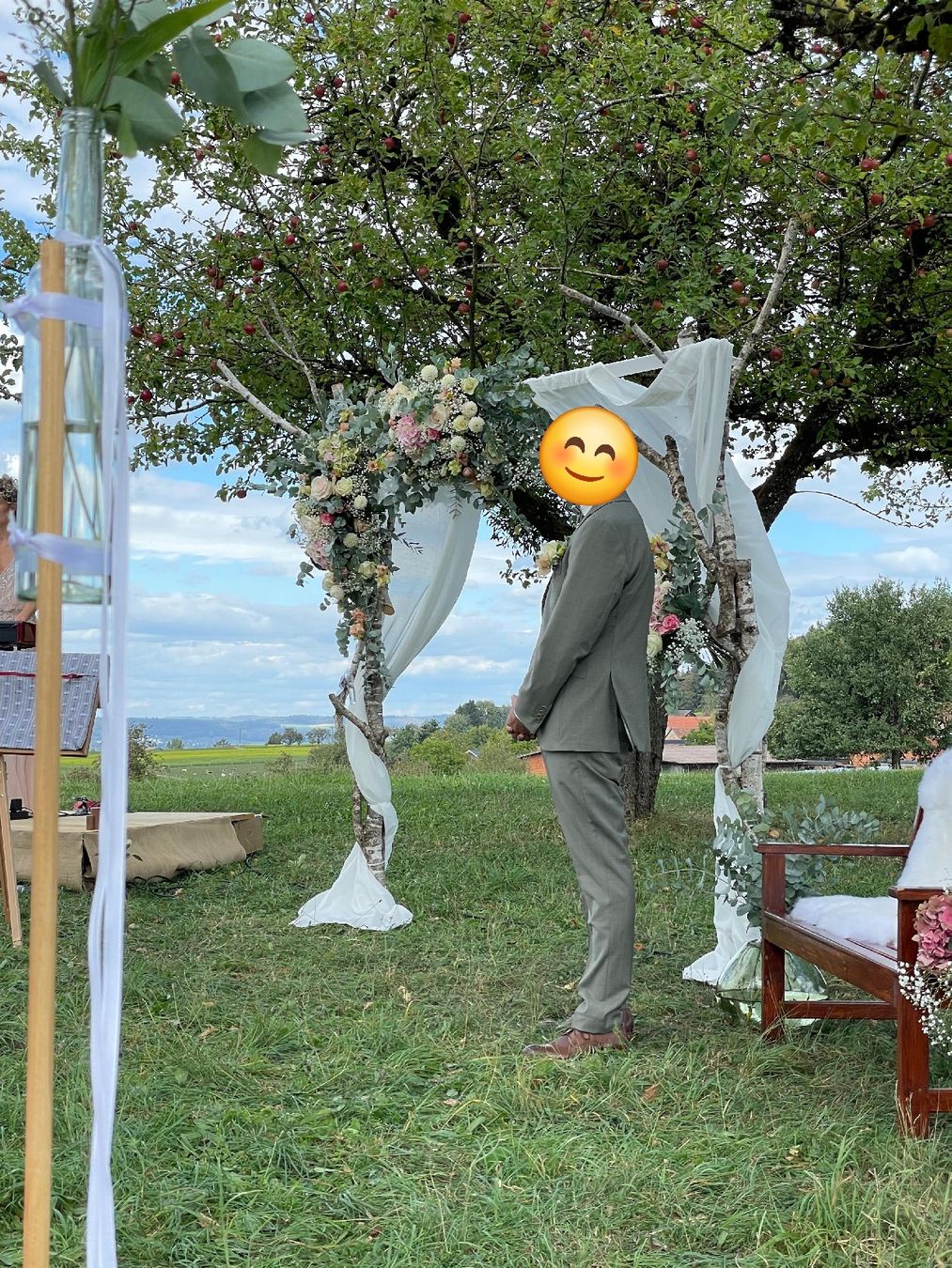 Toutes les décorations: Traubogen Birkenstämme – D'occasion à Seuzach par gerstern 1