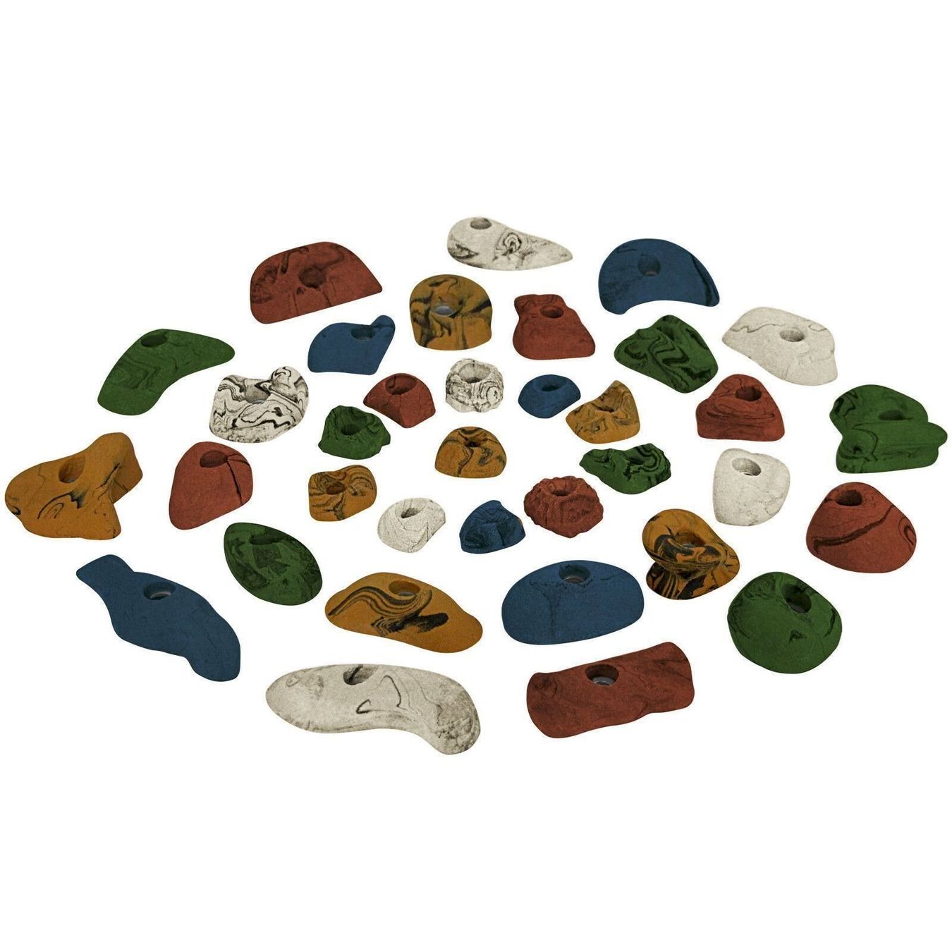 Attrezzatura da arrampicata: Dein-Klettershop 35 Kinder Klettergriffe – Nuovo e nell'imballaggio originale da Bottighofen venduto da zaap