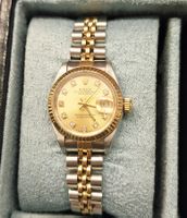 Rolex Oyster Perpetual Datejust Damen, Stahl Gold Diamonds