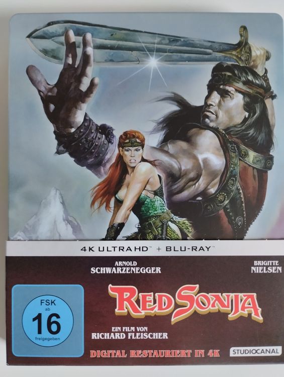 RED SONJA 4K UHD + BLU-RAY LIM. STEELBOK MIT POSTER+BOOKLET | Acheter ...