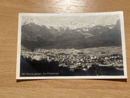 Alte Ansichtskarte Glarus gegen Freiberge, Jahr 1930