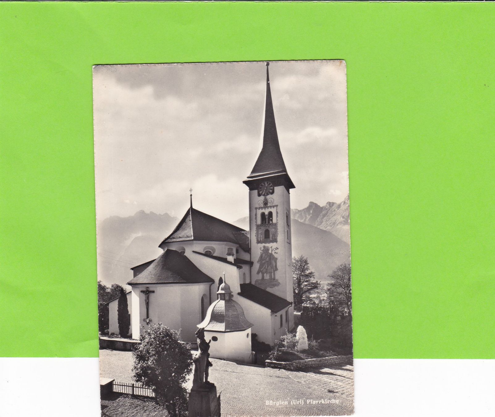Cartoline postali: Bürglen UR, Pfarrkirche – Usato da St. Peterzell venduto da neckertal