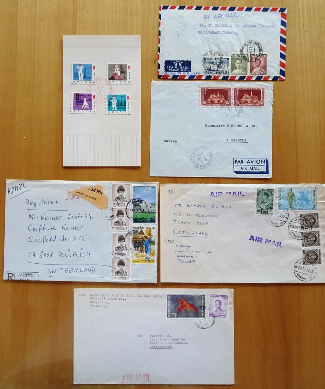 Alle Briefmarken: Bedarfsbriefe Asien – Gebraucht aus Feldbrunnen von MarcusSO 5
