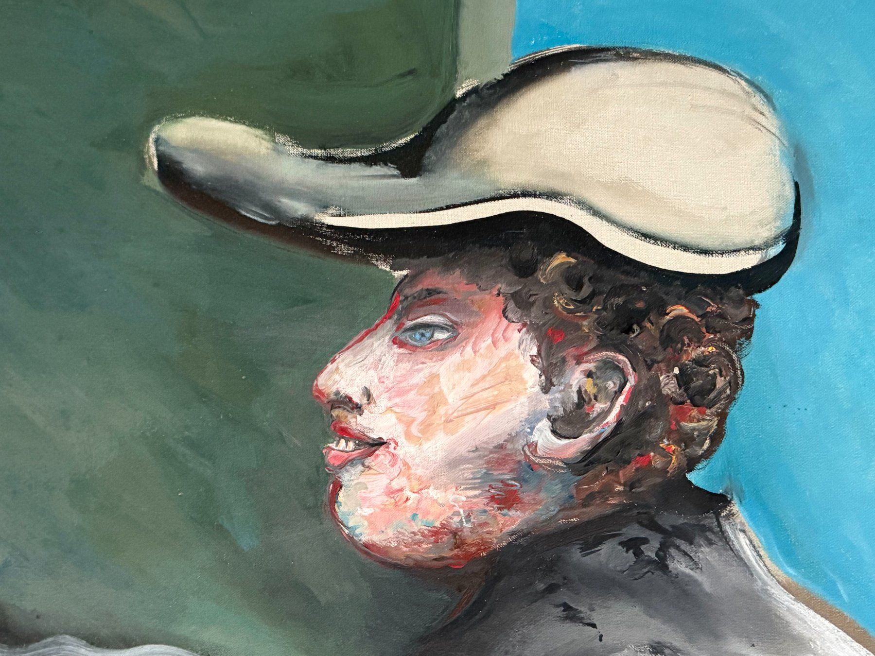 Gemälde: Alex Sadkowsky Kunstwerk "Trinker" – Gebraucht aus Zollikon von Getulio 1