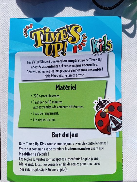 Time's Up Kids - Jeux de société enfant