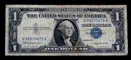 silver certificate - US$ 1957, serie Washington - U88970479A