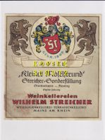 Etikette - Kleiner Moselfreund (Sonderfüllung) /bd