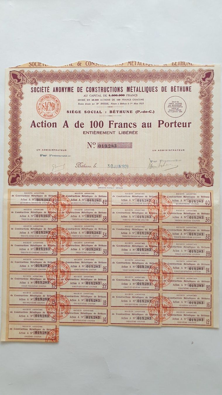 Documenti: Wertpapiere Frankreich. – Usato da Goldach venduto da armando_r 4