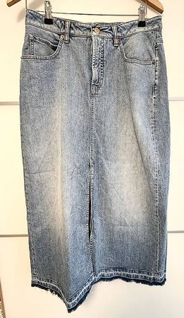 Cambio Jeans Maxi Rock, hellblau, Grösse 38