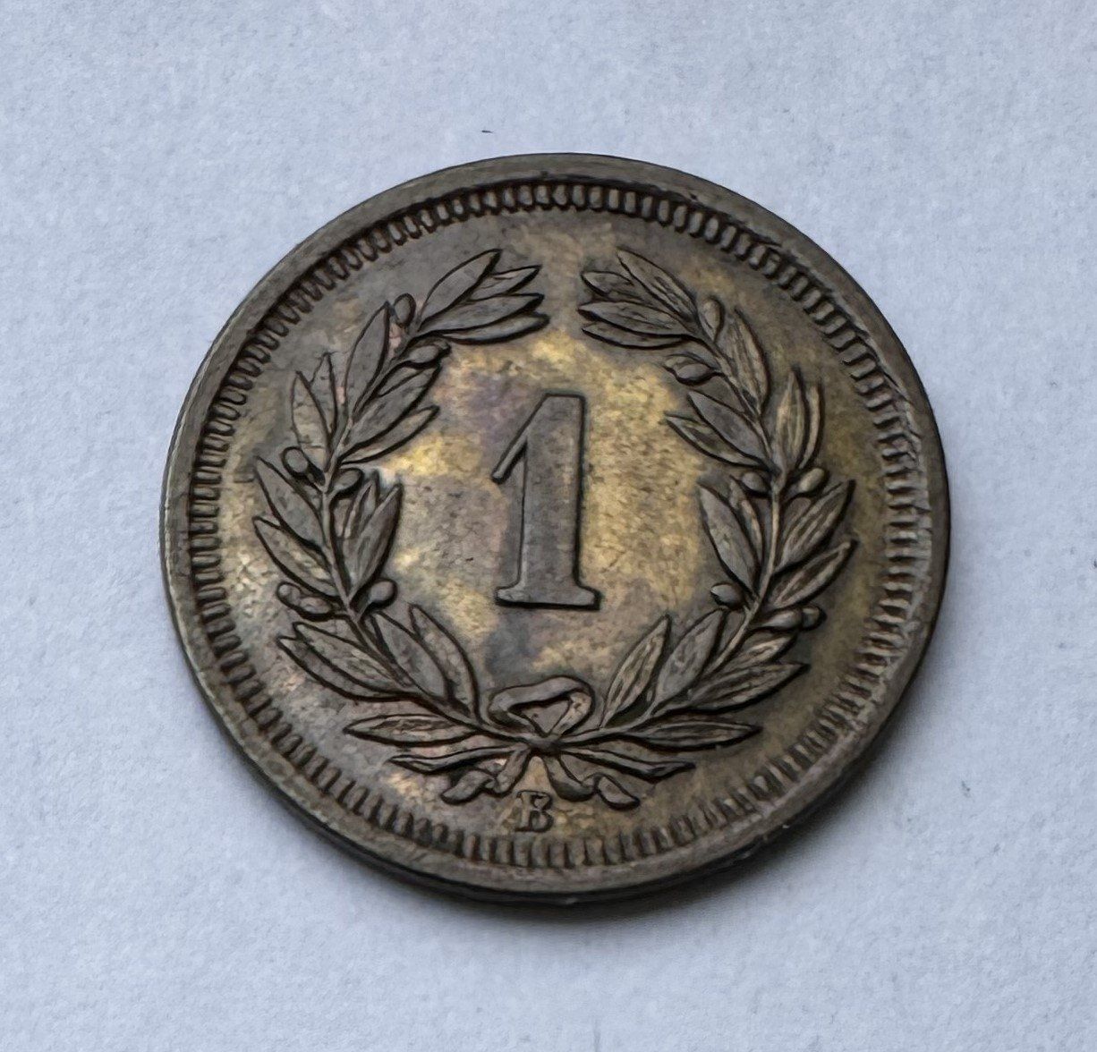 Tutti le monete: 1904 1 Rappen -unz – Usato da Kirchberg SG venduto da Helveticus00 2