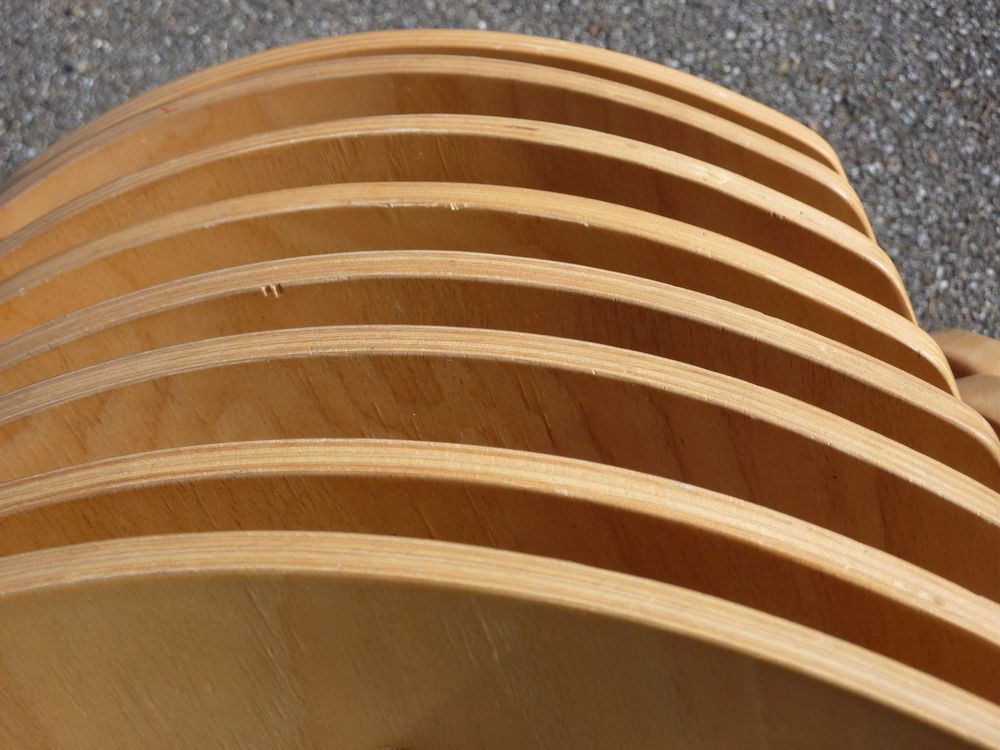 9 Stühle Holzstühle Seminarstühle Stapelstühle mit Armlehne 9