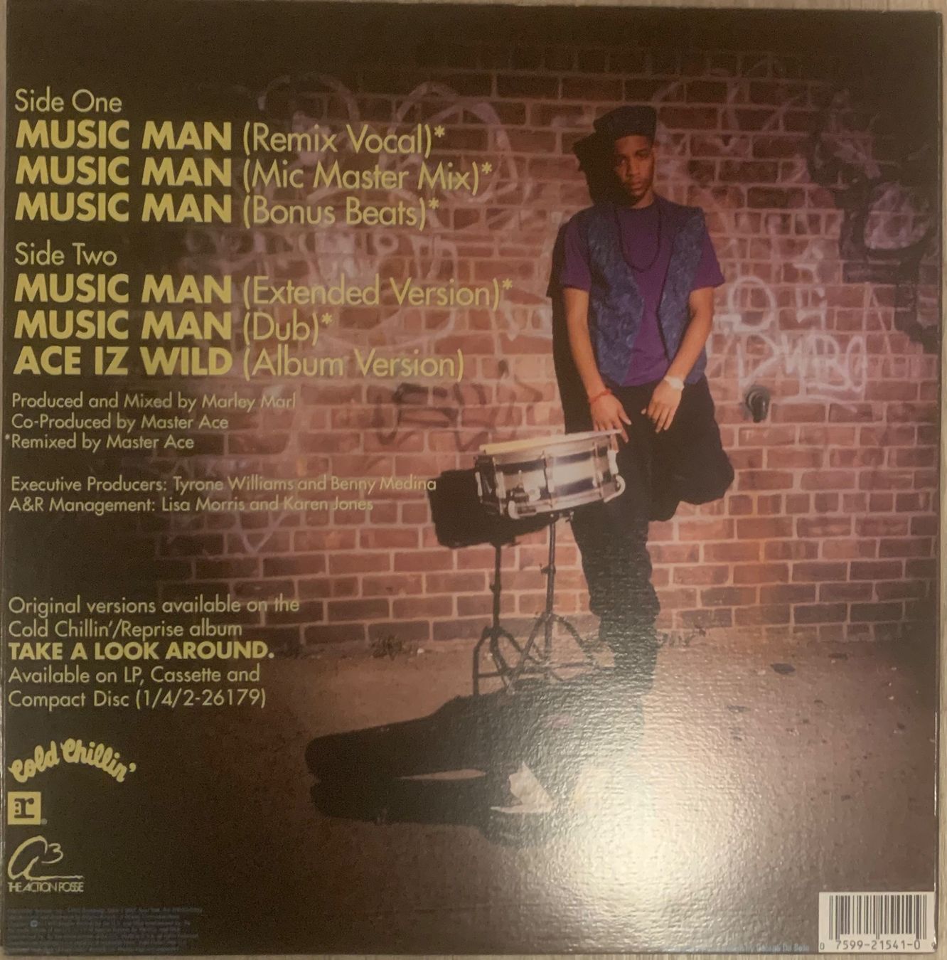 Dischi in vinile: MASTER ACE - Music Man Maxi Lp 1991 – Usato da Mühlethal venduto da superfast78 1