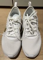 Nike Damenschuhe Gr. 36.5 Weiss Gold Top Zustand