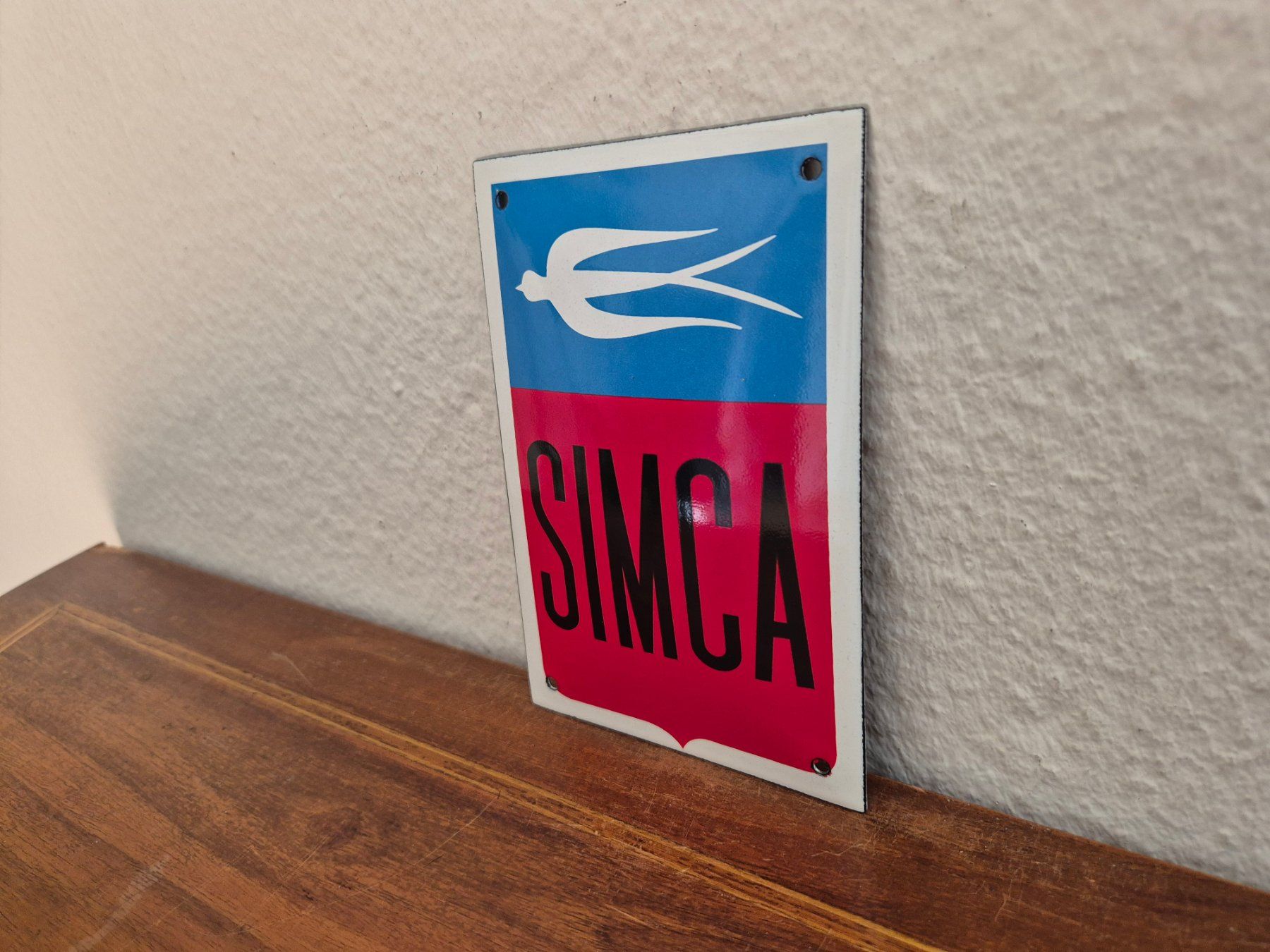 Simca Insegne: Emailschild Simca Oldtimer Werkstatt Garage Emaille Schild – Nuovo (secondo la descrizione) da Schaffhausen venduto da pfanis09 3