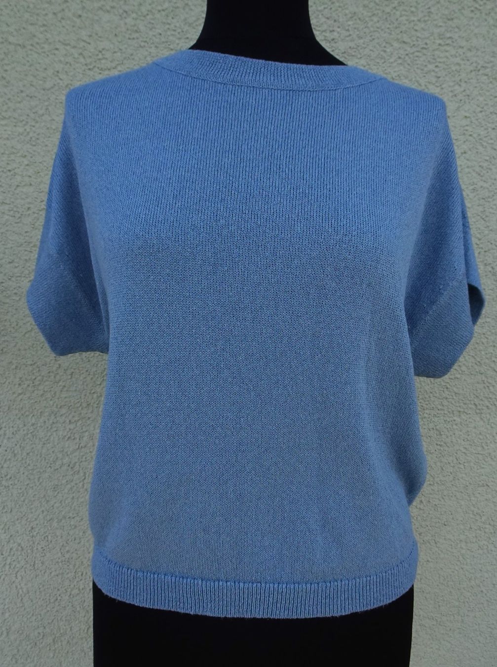 Luisa Cerano T-shirt: Luisa Cerano Strickshirt Shirt blau hellblau Gr 38 kurzarm – Usato da Winterthur venduto da blumeblau77