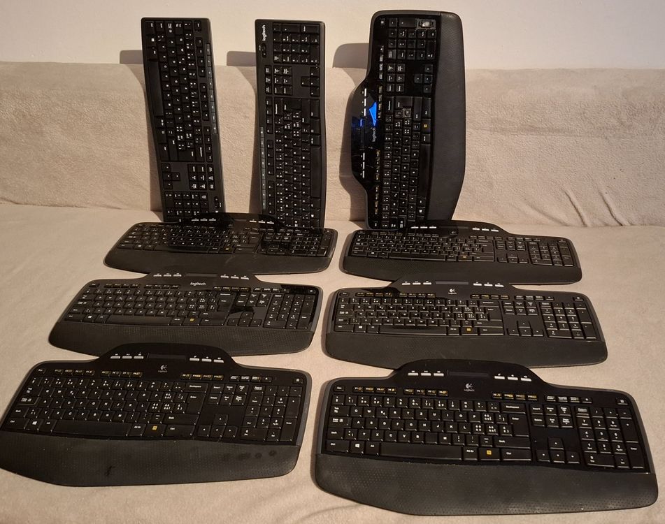7x Logitech Wireless Keyboard K700\K710 + 2xK270 (Defekt) in Magden für ...
