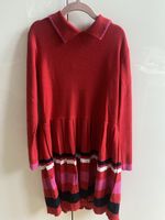 Abito Jacadi rosso a righe taglia 10 anni 140 cm