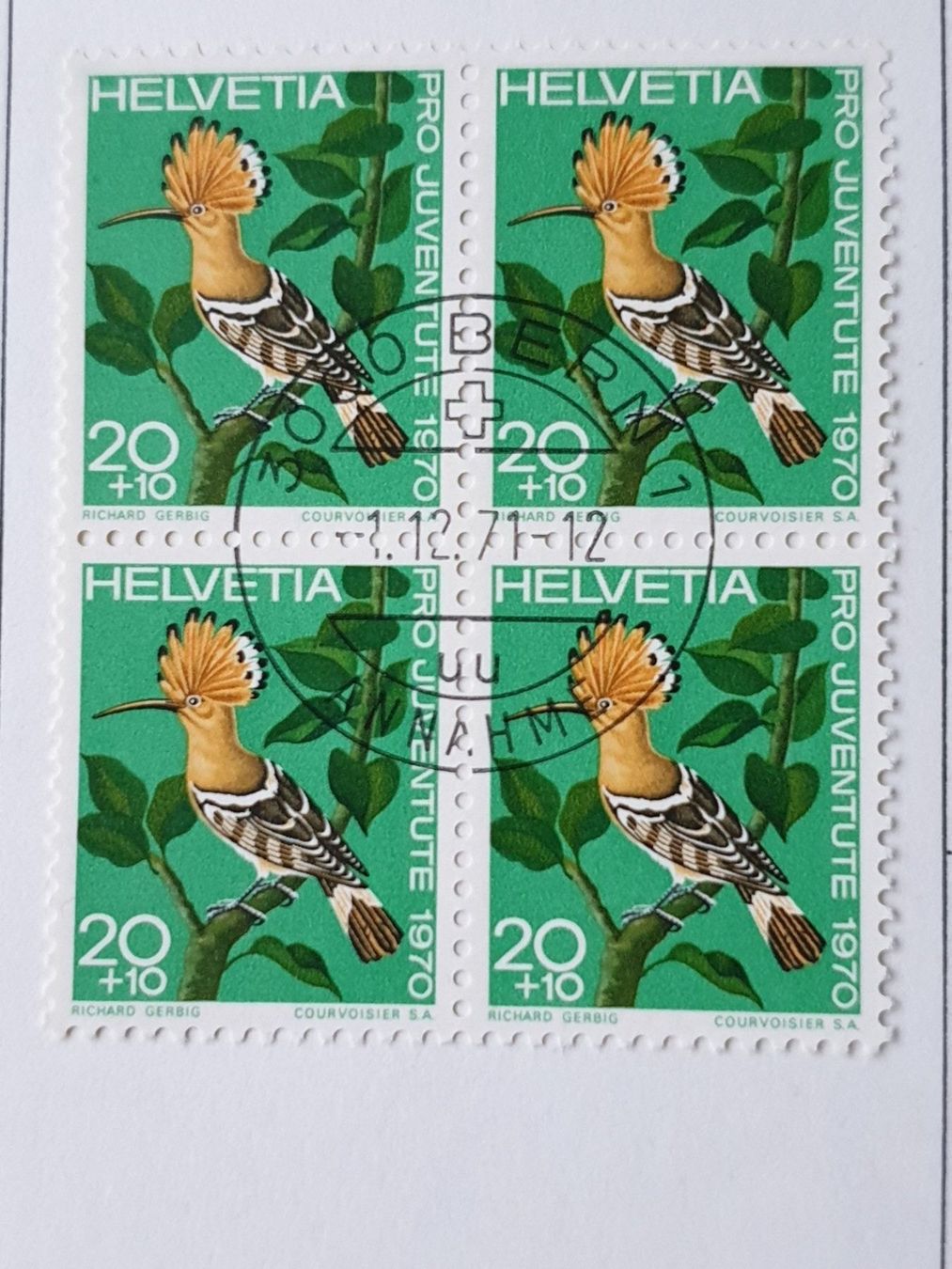 Alle Briefmarken: (295) Pro Juventute 1970 4er Blöcke – Gebraucht aus Schwarzhäusern von Inot3 3
