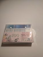 100 Stück Pinsel Filzstifte eine Seite fineliner