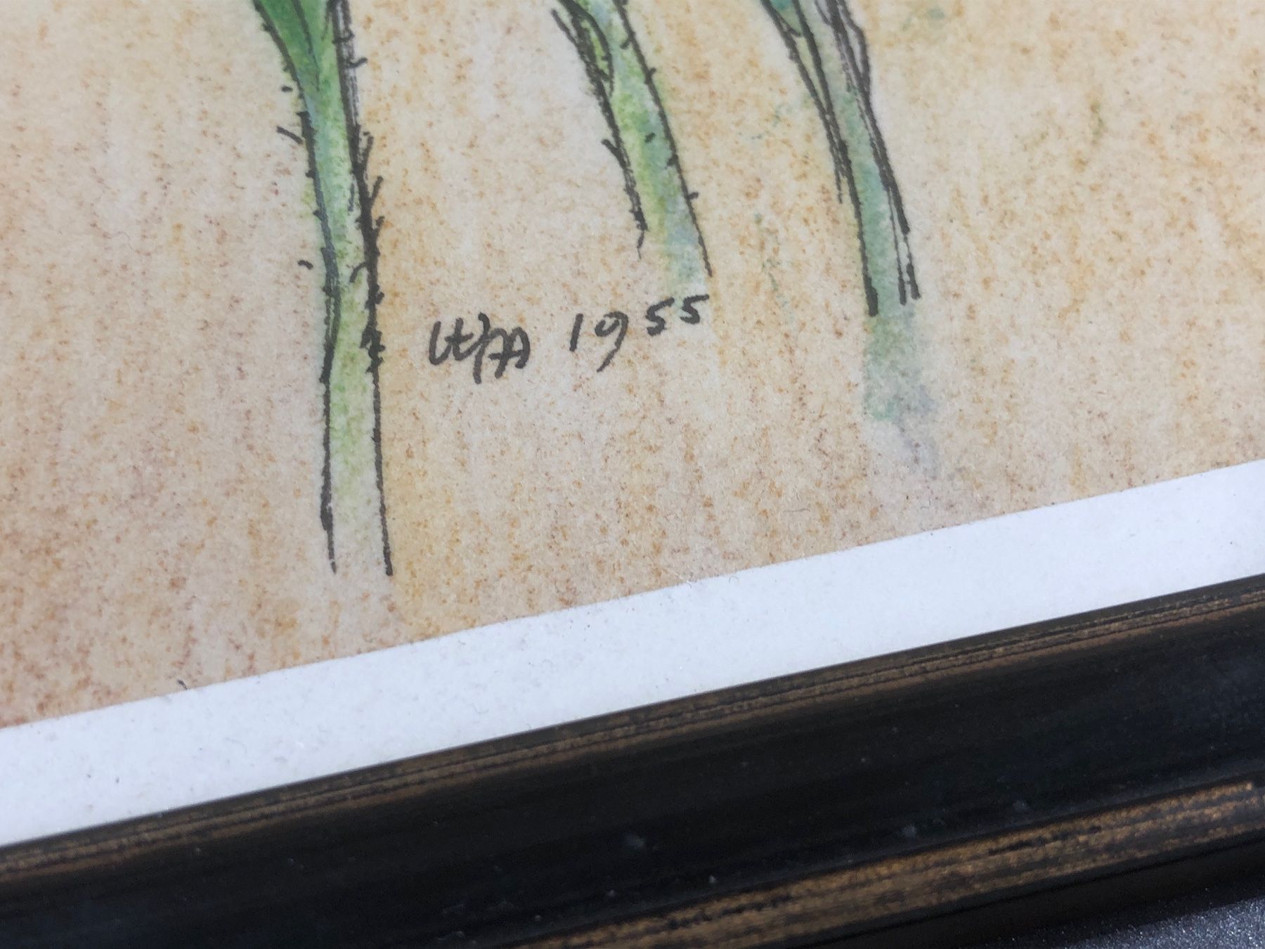Gemälde: ⭐Bild Floral Willi Minder 1955 – Gebraucht aus Arisdorf von Liquidus 3