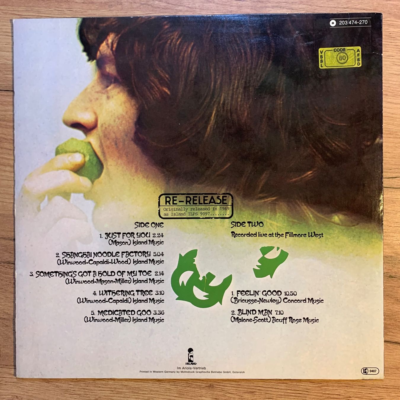 Dischi in vinile: TRAFFIC - LAST EXIT...RE GER 1974...EX/VG+ – Usato da Gals venduto da Diskopatshop 1