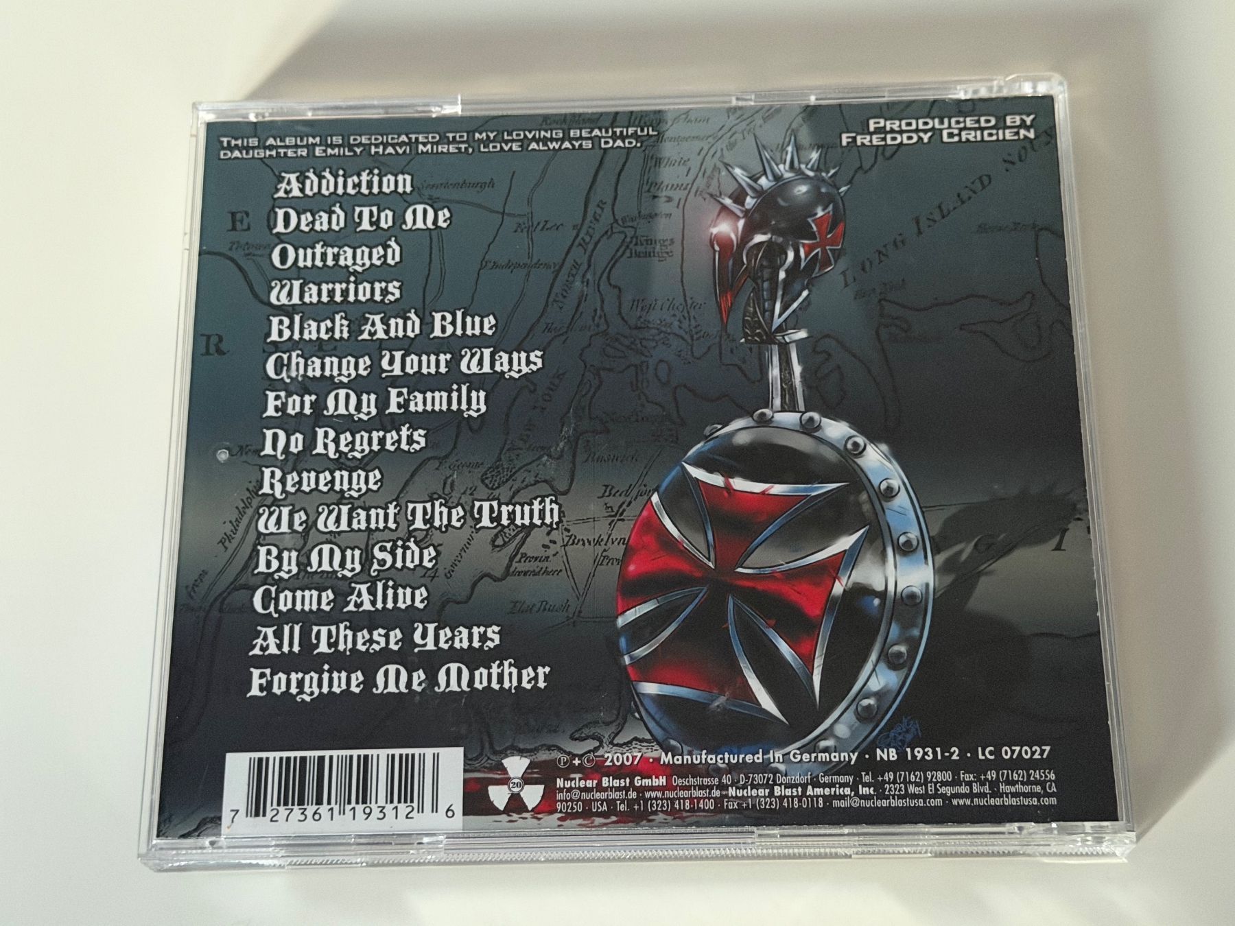 CD: Agnostic Front - Warriors CD – Usato da Altstätten SG venduto da sheamus 1