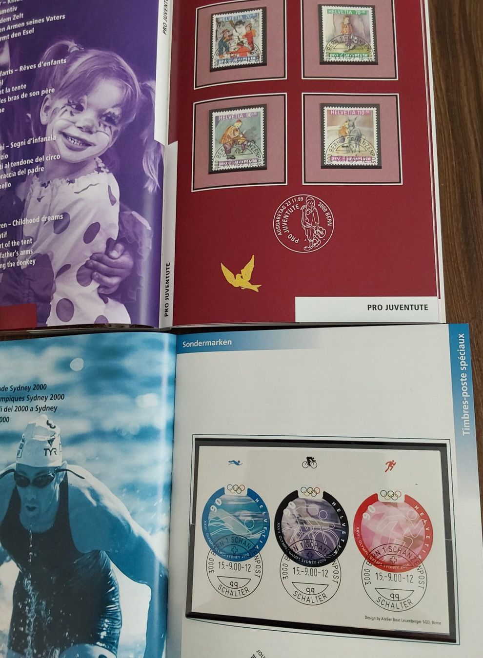 Tutti i francobolli: 2 Stk. CH Briefmarken Jahrbücher 1999 & 2000 – Usato da Münchwilen AG venduto da Nesar 5