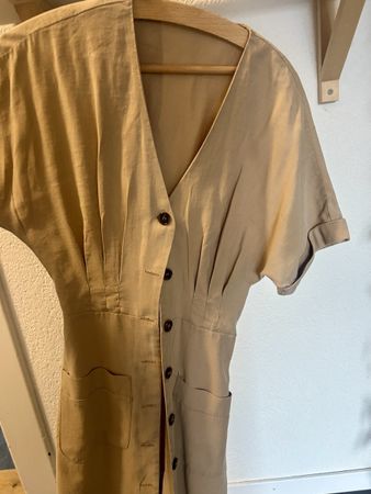 Sommerliches Zara Kleid, Khaki, XS