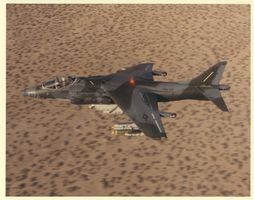 Pressefoto AV-8B Harrier II US Marines auf Kodak Fotopapier