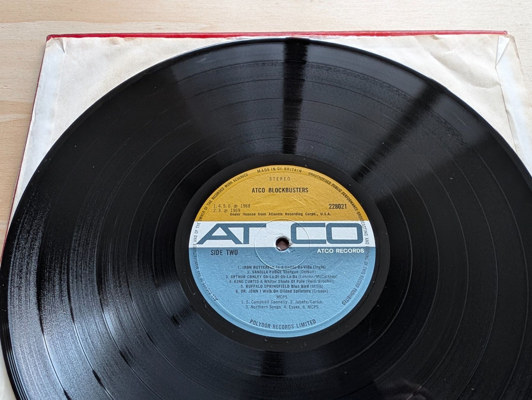 Dischi in vinile: Atco Blockbusters  UK 69 – Usato da Ebikon venduto da soundundvielfalt 8