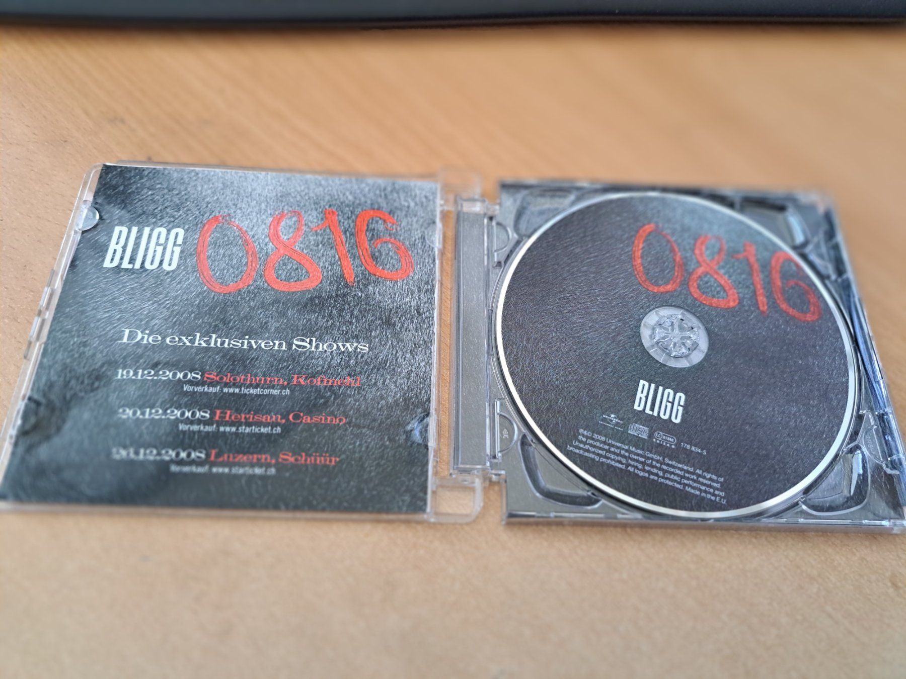 CDs: Bligg 0816 CD – Gebraucht aus Trin Mulin von Benny041 2